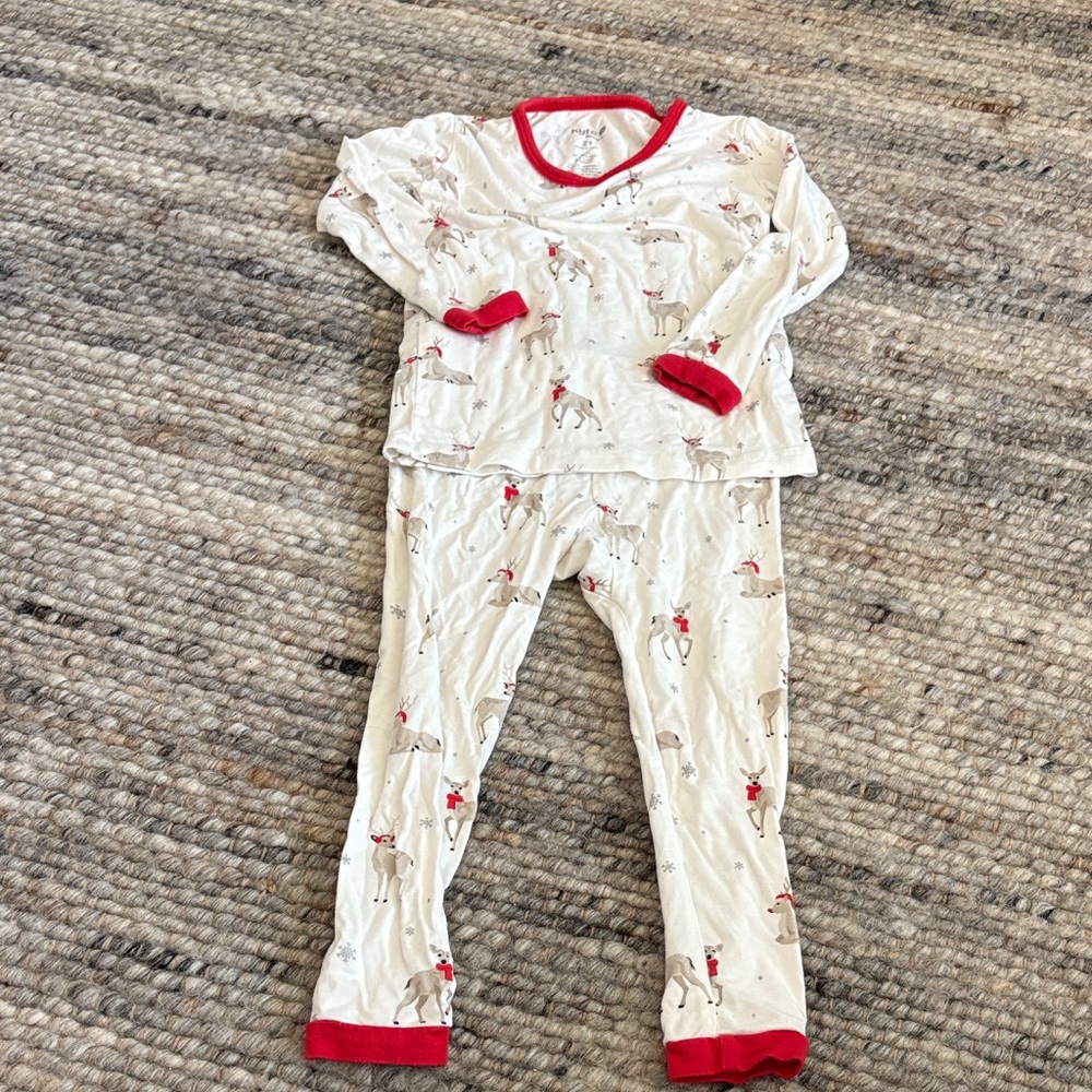 Kyte Baby Kids Pajamas with Red Trim